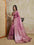 Woven Mysore Satin Saree (Pink)