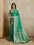 Woven Mysore Satin Saree (Green)