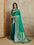 Woven Mysore Satin Saree (Green)