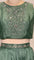 Light Green colour designer jacket with lehenga and choli