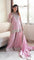 Pink Colour Embroidery Sequence Work Designer Suit
