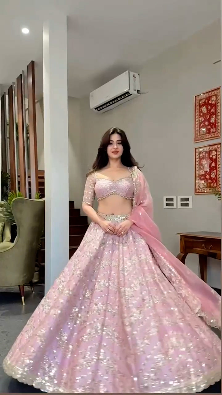 Pink Lehenga Suit Lehenga Dresses Pink