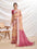 Floral Print::Printed Bollywood Chiffon Saree (Pink)