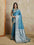 Woven Mysore Satin Saree (Blue)
