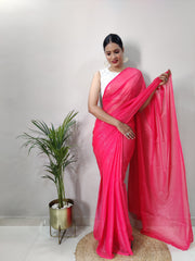 Beautiful designer party wear sequence saree