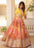 Yellow colour fully stitched lehenga with designer top