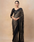 Black colour cocktail party wear  sequence work designer saree