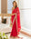 Red Colour Designer Lace Border Georgette Saree