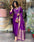 Purple Colour Embroidery Zari Work On Chanderi Silk Salwar Suit Set