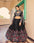 Black Color Thread Sequence Work Designer Lehenga Choli