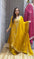 Golden Yellow Colour Sequence With Real Mirror Work Suit