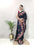 1 Min  ready to wear  embroidery sequins work on black colour saree