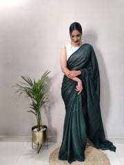 Beautiful designer party wear sequence saree