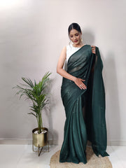 Beautiful designer party wear sequence saree