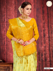 Kalakriti design raw silk woven Saree