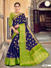 Kalakriti design raw silk woven Saree