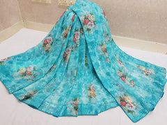 Beautiful Georgette Sequence Saree