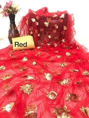 New style sandwich sequence saree