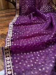 Pure DevSena satin Silk designer Saree