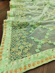 HEAVY BUTTERFLY NET WITH FULL OF EMBROIDERY WORK