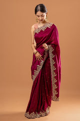 beautiful designer party wear saree