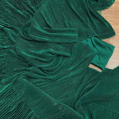 Premium Satin Silk Pleated Saree