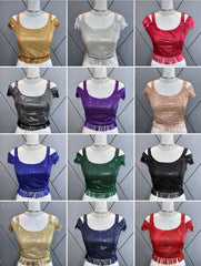 fancy lace designer sequence blouse