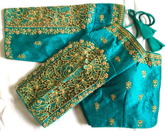 Beautiful cutwork design blouse