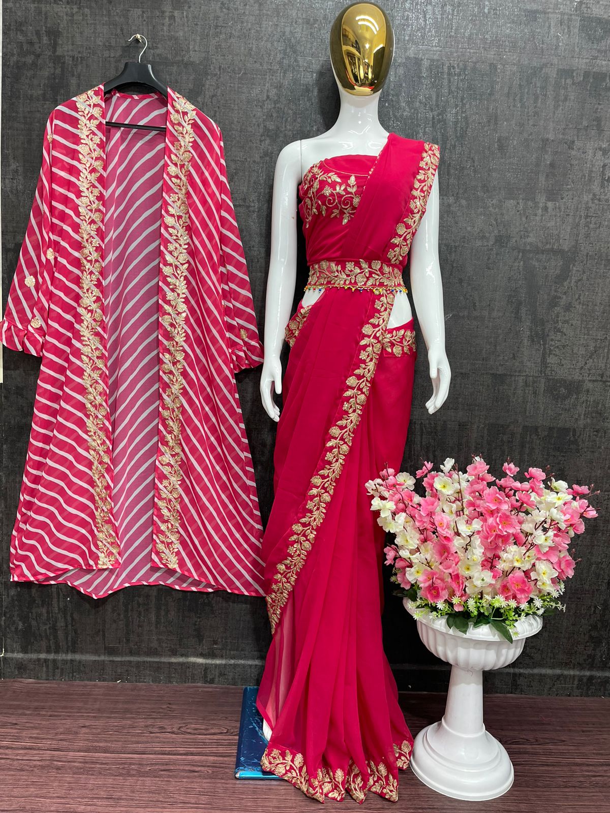 KAIRA's Rent Ready Drape Saree | Shrug for dresses, Designer sarees  wedding, Stylish sarees
