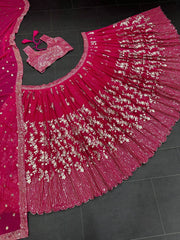 Boutique style designer embroidered lehenga choli