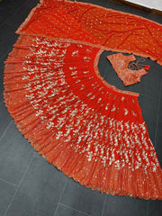 Boutique style designer embroidered lehenga choli
